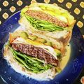 龍青空ママ's cooksnap of when they made 贅沢至福＊挽肉ステーキと卵のホットサンド.