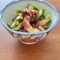 Etsu☆ko's cooksnap of when they made ごま油が決めて　胡瓜のさっぱり梅ポン酢　.