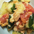 mぱなんが's cooksnap of when they made きゅうりとトマトの卵炒め.
