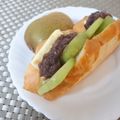スタイリッシュママ's cooksnap of when they made ゼスプリキウイdeキウイ餡バターサンド.