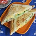 mmameco's cooksnap of when they made 我が家の定番のホットサンド！！.