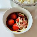 azbjbn's cooksnap of when they made 茗荷トマトの素麺つゆ.