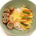 悠LOVE航's cooksnap of when they made 簡単！断面綺麗？オクラの肉巻き✨生姜焼き.