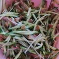 ☆サクサク☆'s cooksnap of when they made 簡単！チャーシューと搾菜の中華サラダ.