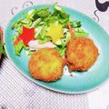 めみたん☆'s cooksnap of when they made 枝豆ととうもろこしのコロッケ.
