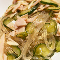 ninanina310's cooksnap of when they made 余った冷やし中華のタレで！春雨の酢の物.