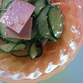 sarrys2's cooksnap of when they made ハムときゅうりの醤油酢和え.