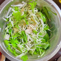秋実's cooksnap of when they made 鶏ささみとザーサイのピリ辛和え☆覚書.