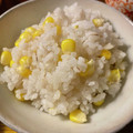 かえるこめん's cooksnap of when they made 塩麹で！香ばしとうもろこし炊き込みご飯♪.