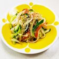 あっこ姉's cooksnap of when they made もやしとカニかま胡瓜の酢の物.