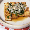 まーちゃろう's cooksnap of when they made 簡単 ごま油香る厚揚げのニラしらす♪.