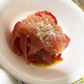 kbmm's cooksnap of when they made トマトと生ハムのカルパッチョ☆.