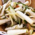 まりこぴあ's cooksnap of when they made めかぶ山芋きゅうりの梅肉めんつゆ和え.