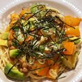 ♪ゆかたん♡'s cooksnap of when they made アボカド☆トマトのごま風味の納豆パスタ.