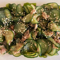 お塩と砂糖's cooksnap of when they made 中華風❤キュウリとワカメとツナの酢の物.