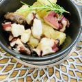 ボブナナ's cooksnap of when they made フライパンで☆たことポテトのアヒージョ.