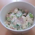 きらり流れ星's cooksnap of when they made 美味～♪オクラと豆腐のツナマヨサラダ♪.