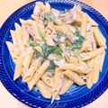 ステルトミチル's cooksnap of when they made 鍋ひとつ。牛乳で簡単本格クリームペンネ！.