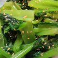クックCPQRXF☆'s cooksnap of when they made レンジでさっと一品♪小松菜のナムル.