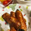 アップイエ's cooksnap of when they made 夏に最高！ズッキーニの豚大葉巻き.