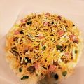 えみ_____'s cooksnap of when they made ☆えっポテト?!みたいなおからピザ☆.