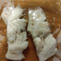 よしべえくん's cooksnap of when they made レンジで簡単、白身魚の煮付け.