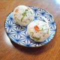 もふもふクロさん's cooksnap of when they made 大葉しらす梅のおにぎり.
