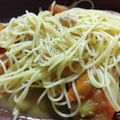 ぽこなす's cooksnap of when they made プチトマト＆ツナ☆ぺペロンパスタ.