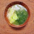 コムギ大好き's cooksnap of when they made あおさの味噌汁.