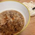 クックTQMGVO☆'s cooksnap of when they made ✿ネギ肉汁♡ざるうどん✿.