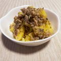 クックK86ZQU☆'s cooksnap of when they made レンチンだけ！　サバ缶ポテトにんにく風味.