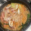 ちびｯｺ's cooksnap of when they made 簡単！うまからっ！辛ラーメンdeプデチゲ.