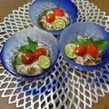 yesmama's cooksnap of when they made 涼しげに☆彡金魚ちゃん素麺.