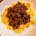 のえもゆ's cooksnap of when they made ふわふわたまごのひき肉あんかけ。.