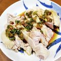 4葉のぶたぶた's cooksnap of when they made ゆで鶏で作る★ぷりぷり鶏もも肉のよだれ鶏.