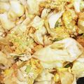 なないろの雪's cooksnap of when they made 簡単☆春キャベツと卵の和風炒め☆.