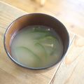 みるく茶's cooksnap of when they made ピーマンのお味噌汁.