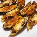 なっさん姫's cooksnap of when they made なすのボート☆肉詰めチーズ焼き.