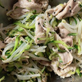 R2016's cooksnap of when they made もやしときゅうりの豚しゃぶサラダ.