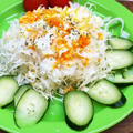 horseland's cooksnap of when they made グリーンと黄色の鮮やかミモザ♡.