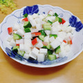 ルパンのかあさん☆彡's cooksnap of when they made 長芋と胡瓜とカニかまの白だし和え.