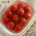 kemi★'s cooksnap of when they made ミニトマトはちみつ漬け.
