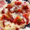 Nya6nya6's cooksnap of when they made 残ったそうめんでピザ.