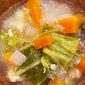 shogopapa's cooksnap of when they made 鶏そぼろとキャベツの塩麹スープ.
