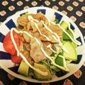 龍青空ママ's cooksnap of when they made ごちそう☘️焼肉サラダ.