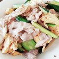 ゆち8's cooksnap of when they made 本格的に作る卵とキュウリと豚肉の炒め.