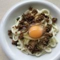 Ruriluru's cooksnap of when they made 味変！そぼろのかまたまうどん.