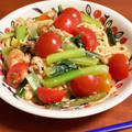 ＊＊もっさん＊＊'s cooksnap of when they made 混ぜるだけ簡単！トマトと小松菜のパスタ.
