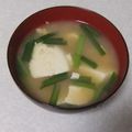 きらり流れ星's cooksnap of when they made スタミナが付く「ニラの味噌汁」.