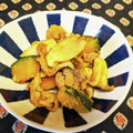 龍青空ママ's cooksnap of when they made エリンギとかぼちゃの豚肉炒め.